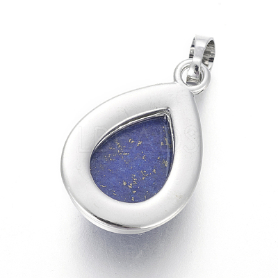 Natural Dyed Lapis Lazuli Pendants G-L512-C09-1