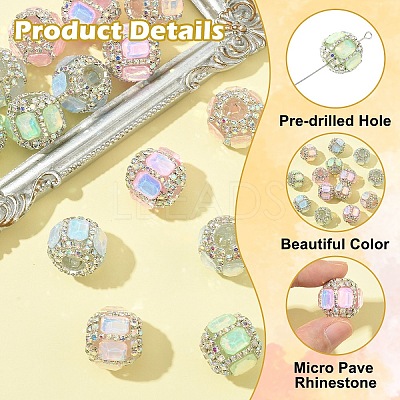 5Pcs Acrylic Beads OACR-YW0003-65A-1