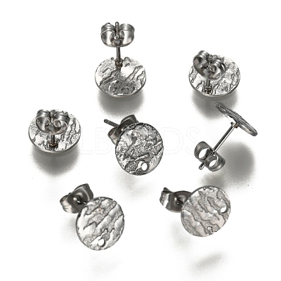 Non-Tarnish 304 Stainless Steel Stud Earring Findings STAS-I157-11A-P-1
