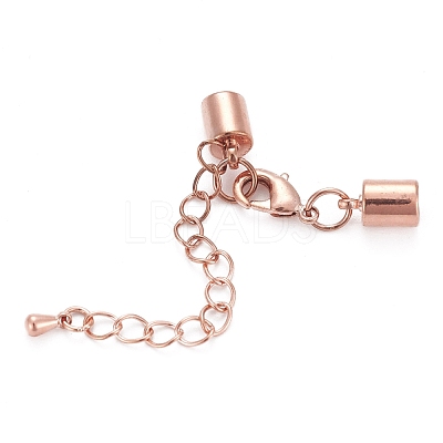 Brass Chain Extender KK-L089-03RG-NF-1