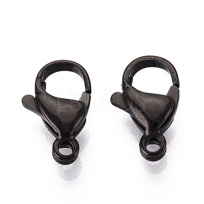 304 Stainless Steel Lobster Claw Clasps STAS-T065-13mm-34B-1
