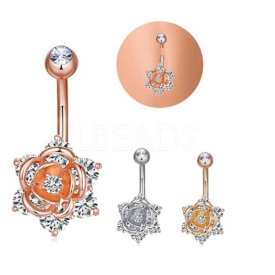 Brass Piercing Jewelry AJEW-EE0006-85G-1