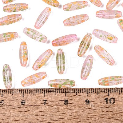 Picasso Transparent Glass Seed Beads SEED-N012-11B-1