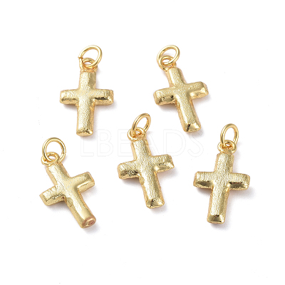 Textured Brass Pendants ZIRC-G160-52G-1