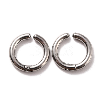Non-Tarnish 316 Surgical Stainless Steel Clip-on Earrings X-EJEW-Z014-01D-P-1