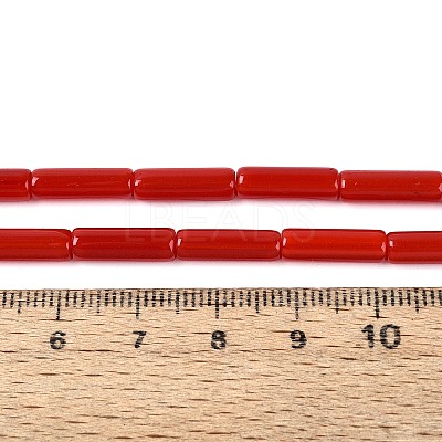 Opaque Solid Color Glass Beads Strands GLAA-N070-01A-C01-1