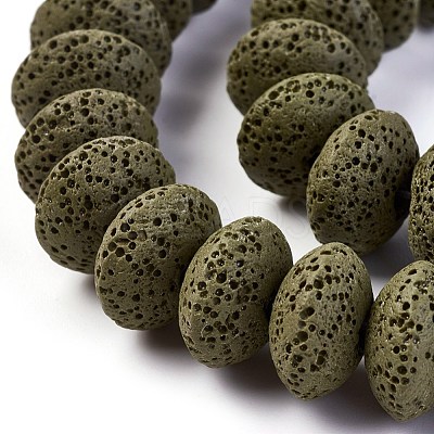 Natural Lava Rock Beads Strands G-I220-17B-03-1