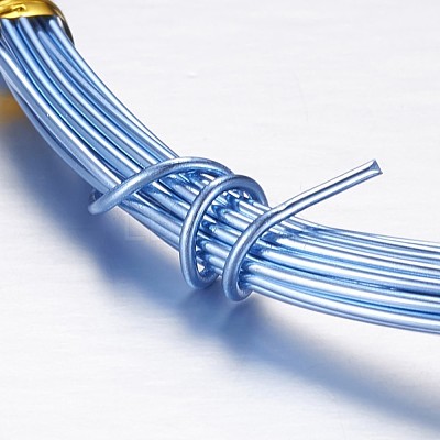 Round Aluminum Craft Wire AW-D009-1.5mm-10m-19-1