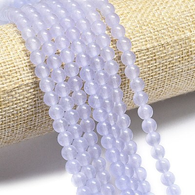 Natural Malaysia Jade Beads Strands G-L645-C01-4mm-02-1