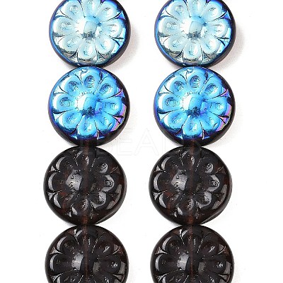 Czech Pressed Glass Beads GLAA-I061-48C-1