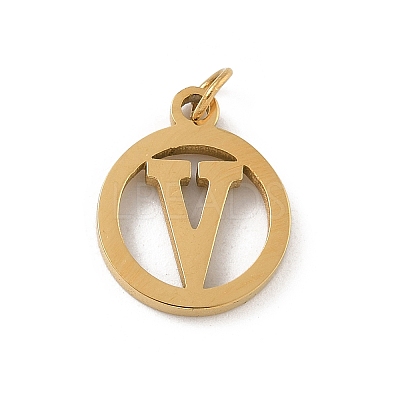 304 Stainless Steel Charms
with Jump Ring LS-STAS-R001-02G-V-1