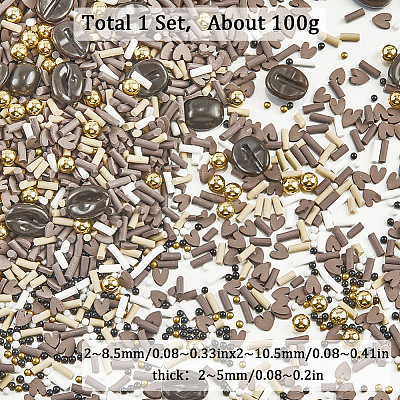 Handmade Polymer Clay Sprinkles Mix CLAY-SC0001-99-1