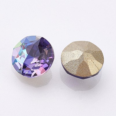 K9 Glass Rhinestone Cabochons GLAA-D001-04-1
