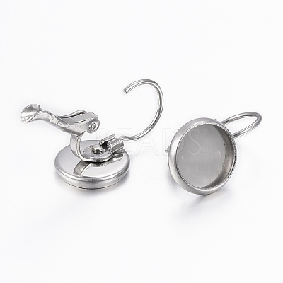 Tarnish Resistant 304 Stainless Steel Leverback Earring Findings STAS-H423-04P-1