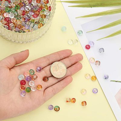 280pcs 14 Style Transparent Glass Beads GLAA-CA0001-49-1