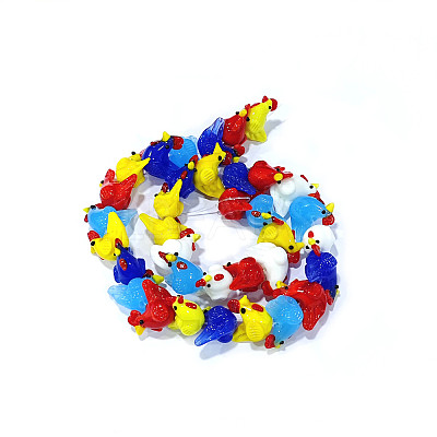 Handmade Lampwork Beads LAMP-F020-06-1