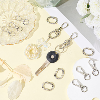 Alloy Swivel Clasps FIND-SP0003-22P-1