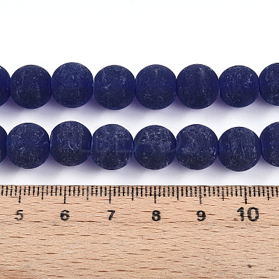 Transparent Glass Beads Strands X-GLAA-T032-T10mm-MD15-1