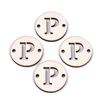 Unfinished Natural Poplar Wood Links Connectors WOOD-S045-140B-01P-1