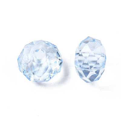 Transparent Acrylic Beads X-TACR-S134-028-1