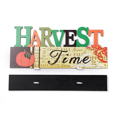 Natural Wood Display Decorations DJEW-O001-07-1