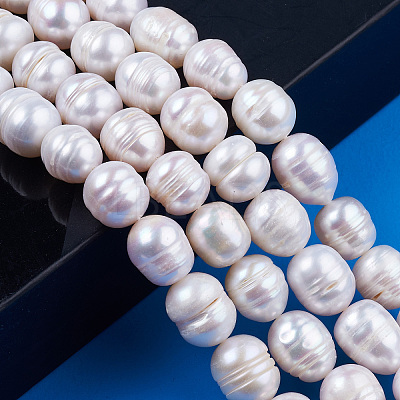 Natural Cultured Freshwater Pearl Beads Strands PEAR-N012-09B-1