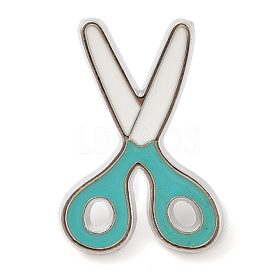 Platinum Alloy Enamel Brooches JEWB-I035-02P-02-1
