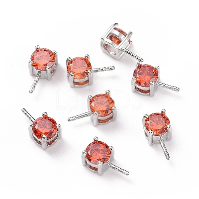 Rhodium Plated 925 Sterling Silver Peg Bails STER-D035-47P-04-1