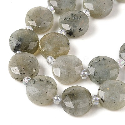 Natural Labradorite Bead Strands G-C116-A10-01-1