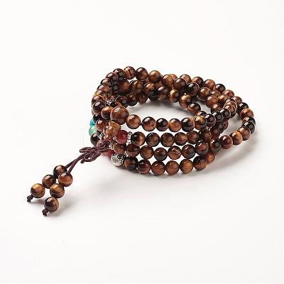 Yoga Chakra Jewelry BJEW-G554-05B-1