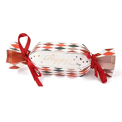 Hexagonal Candy Shape Romantic Wedding Gift Box CON-L025-B02-1