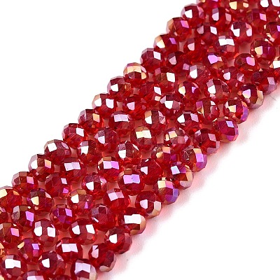 Electroplate Glass Beads Strands LS-EGLA-A044-T3mm-B01-1