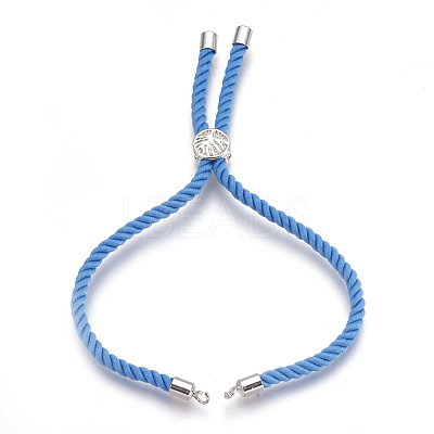 Cotton Cord Bracelet Making KK-F758-03E-P-1
