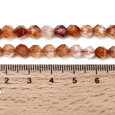 Natural Red Agate Beads Strands G-Z119-A02-01-1