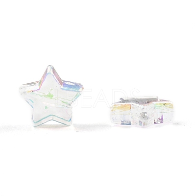 Eco-Friendly Transparent Acrylic Beads X-PL556-1-1