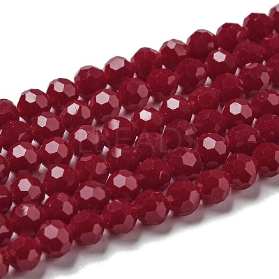 Opaque Glass Beads Stands LS-EGLA-A035-P6mm-D16-1
