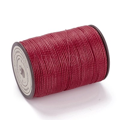 Round Waxed Polyester Thread String YC-D004-02E-050-1
