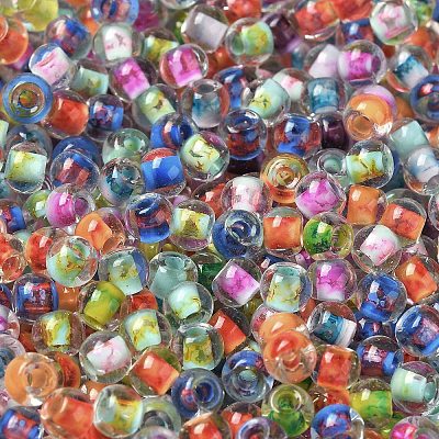 Transparent Glass Round Seed Beads X1-SEED-B001-05A-17-1