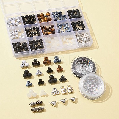DIY Gemstone Bracelet Making Kit DIY-FS0003-40-1