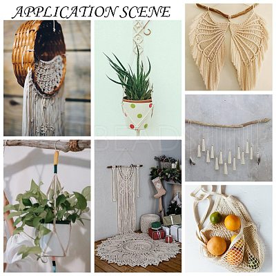 Round Cotton Twist Threads Cords X-OCOR-L006-E-15-1