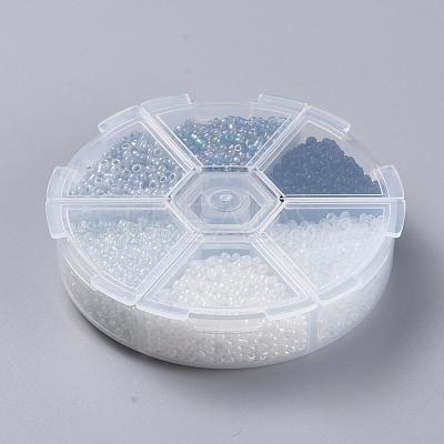 6 Colors 12/0 Glass Seed Beads SEED-X0052-03A-2mm-1