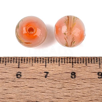 Handmade Lampwork Beads LAMP-T023-02B-02-1