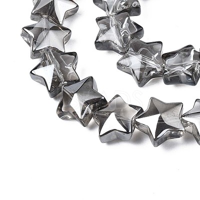 Electroplate Glass Beads Strand EGLA-S188-18-A01-1