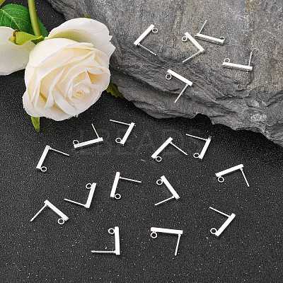 304 Stainless Steel Stud Earring Findings LS-STAS-G224-21S-02-1