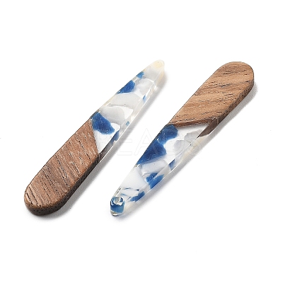 Resin and Walnut Pendants FIND-R051-08F-1