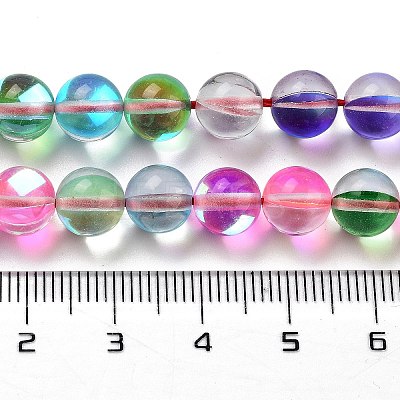 Transparent Glass Beads GLAA-B022-8mm-11-1
