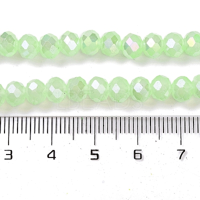 Baking Electroplate Glass Beads Strands DGLA-A039-J10mm-B10-1