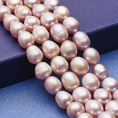 Natural Cultured Freshwater Pearl Beads Strands PEAR-P060-28A-01-1