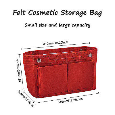 Custom Felt Tarp Zip Cosmetic Pouches GN-TAC0001-05E-1