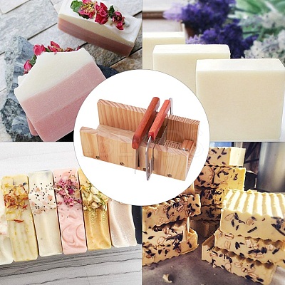 Wood Loaf Soap Cutter Tool Sets DIY-WH0109-01-1